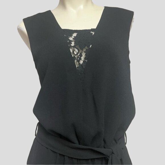 RW & CO Black Sleeveless Jumpsuit - Picture 3 of 13